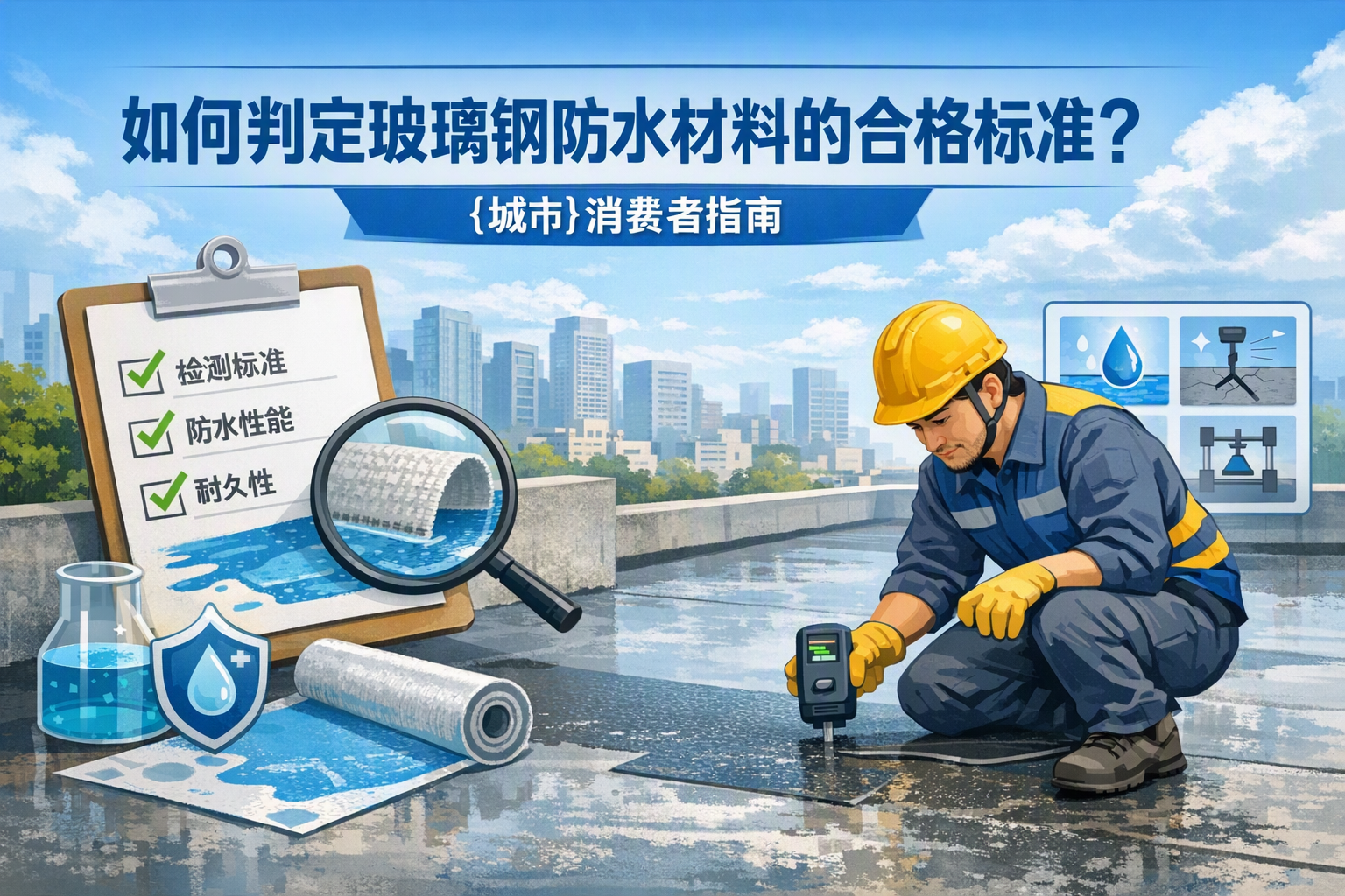 如何判定玻璃钢防水材料的合格标准？ 玉树 消费者指南