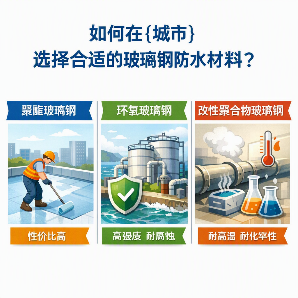 如何在玉树选择合适的玻璃钢防水材料?