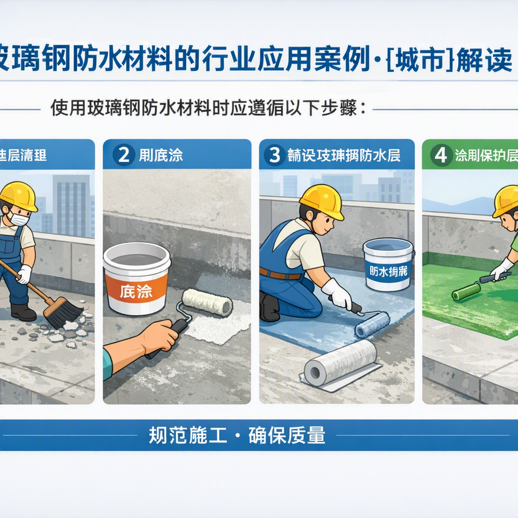 玻璃钢防水材料的行业应用案例,玉树解读
