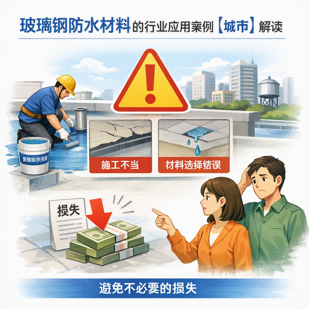 玻璃钢防水材料的行业应用案例,玉树解读