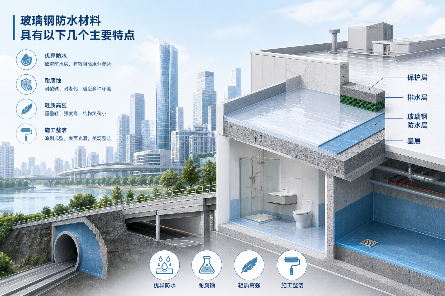 2023年玻璃钢防水材料市场趋势分析,关注 玉树 发展