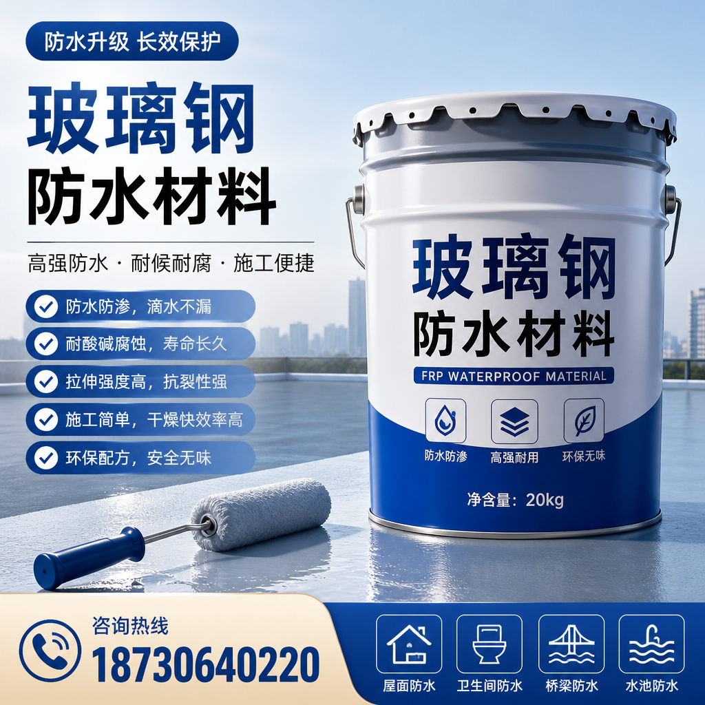专家解析:玻璃钢防水材料的市场前景分析在 玉树