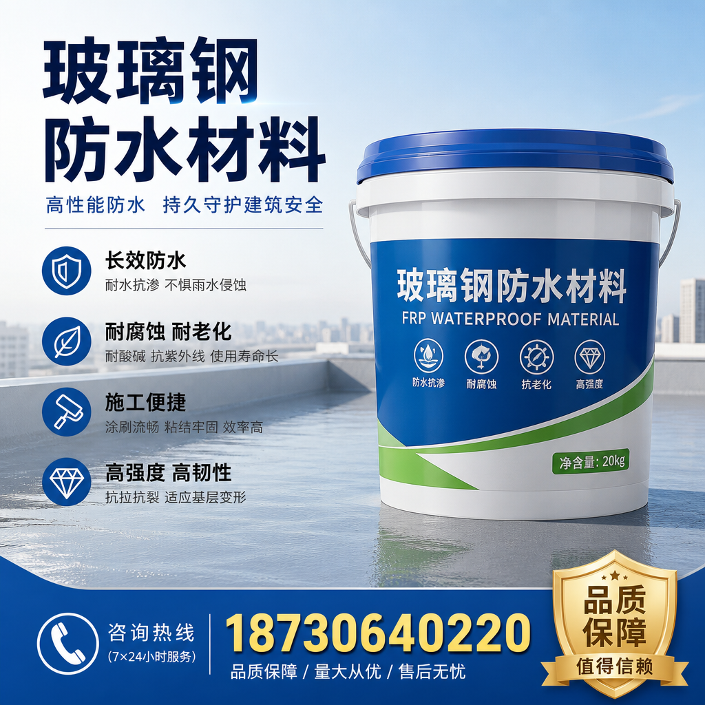 专家解析:玻璃钢防水材料的市场前景分析在 玉树